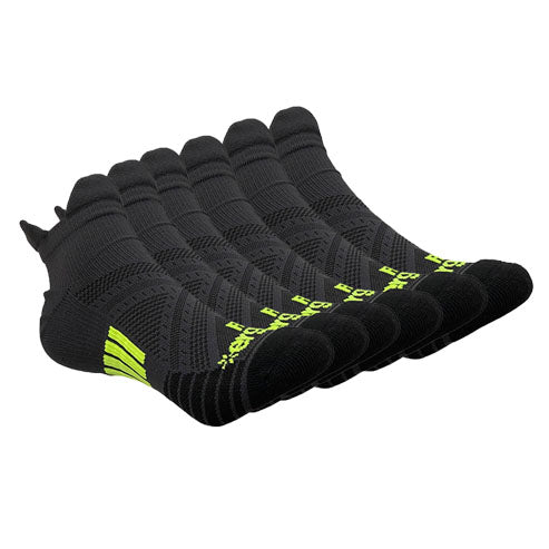 Ergonx Ergo Fit Socks Black (6 Pack)