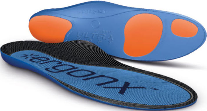 Orthotic insoles help to support the feet and add extra cushioning which helps to reduce foot pain