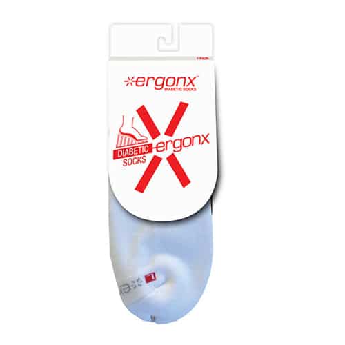 Ergonx Diabetic Socks Crew (6 Pack)