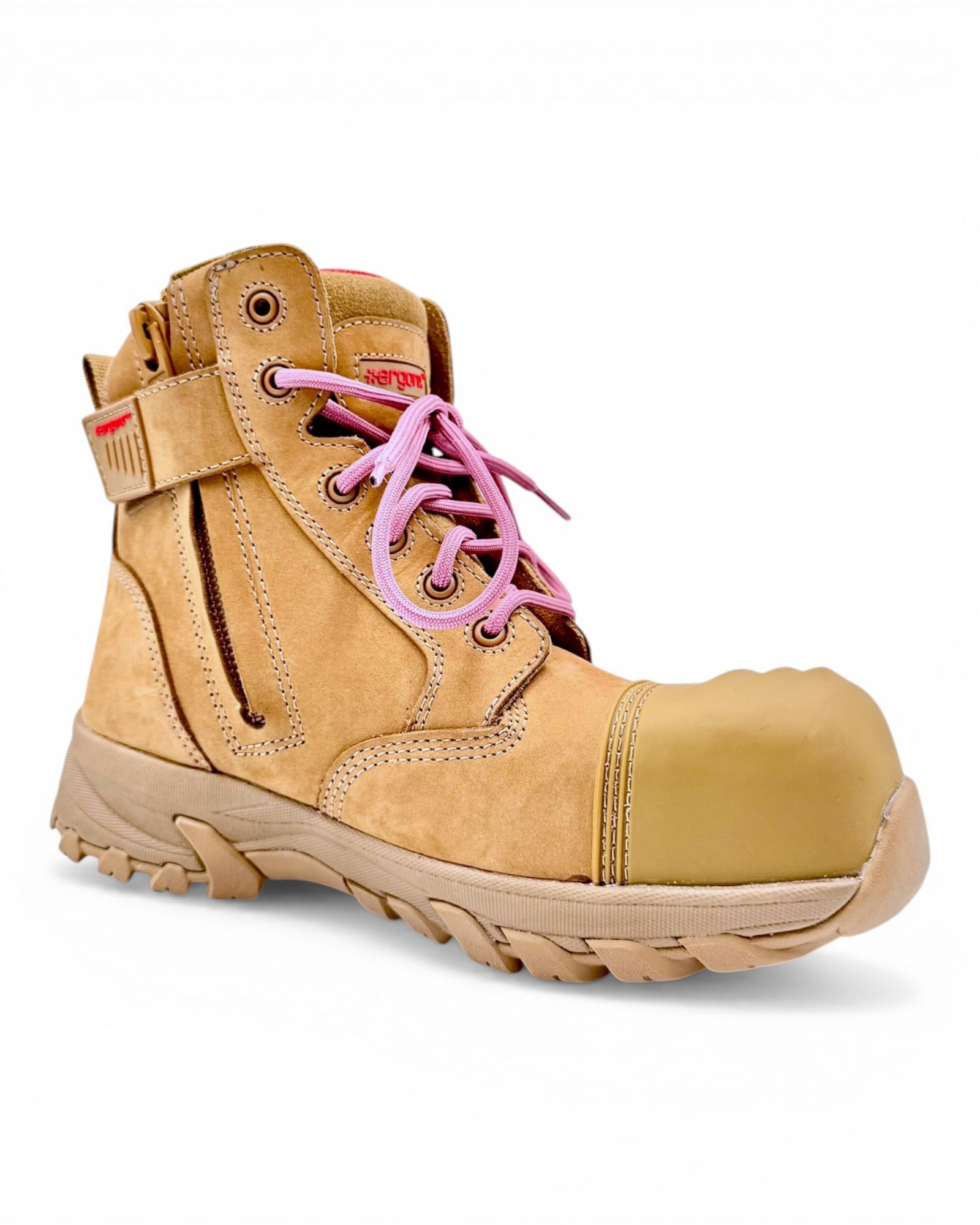Ergonx Women's Helium all tan safety boot