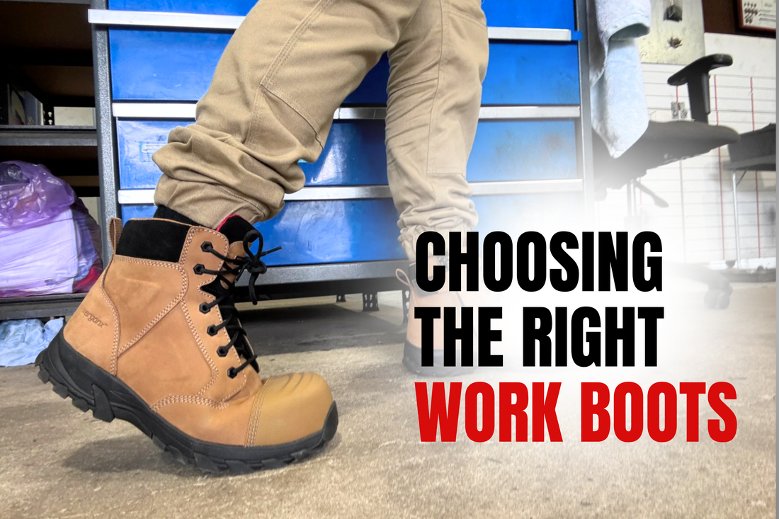 How to Choose Work Boots That Actually Support Your Feet