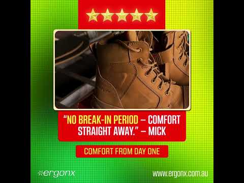 Comfortable Work Boots With No Break-In Period