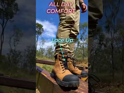 Ergonomic Work Boots with Built-In Arch Support Features