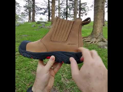 Top Slip-On Work Boots: Firm Arch Support & Shock Absorbing Comfort #WorkBoots #Footwear