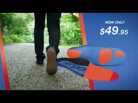ErgonX Ultra Soft Orthotic Insoles for Daily Comfort