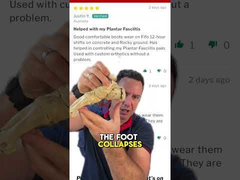 Work Boot Features Used to Support Plantar Fasciitis