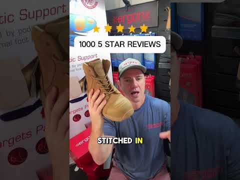 We’ve just hit 1,000 five-star reviews on our ERGONX Helium work boots