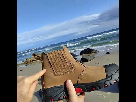ErgonX Hydrogen Slip-On Work Boots with Arch Support
