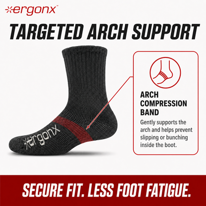 Ergonx Work Socks (6 Pack)