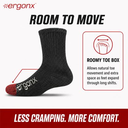 Ergonx Work Socks (6 Pack)