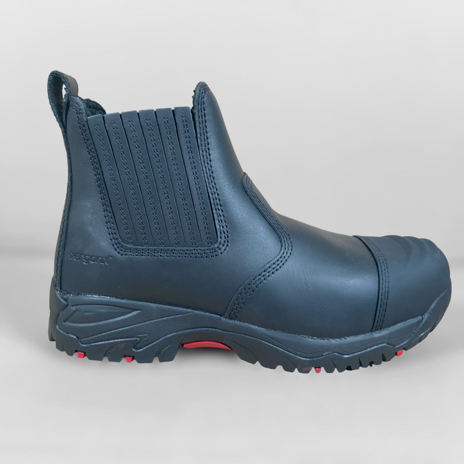 Ergonx Safety Boots Slip On (Hydrogen) Black - Main Image