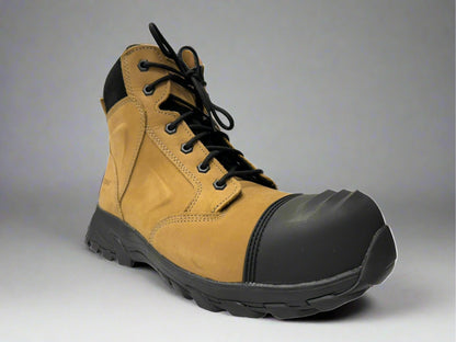 Ergonx Safety Boots Lace Up (Helium) Tan