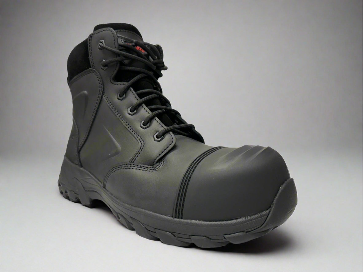 Ergonx Safety Boots Lace Up (Helium) Black