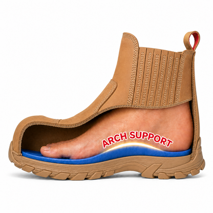 Ergonx Safety Boots Slip On (Hydrogen) All Tan