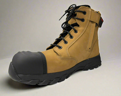 Ergonx Safety Boots Lace Up (Helium) Tan