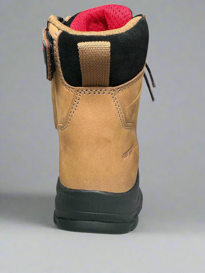 Ergonx Safety Boots Lace Up (Helium) Tan Toe