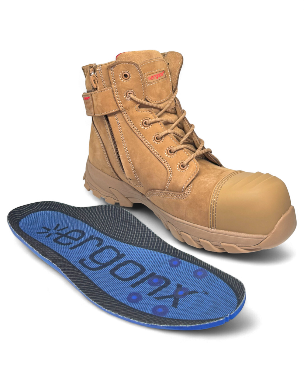 Ergonx Helium All Tan work boots