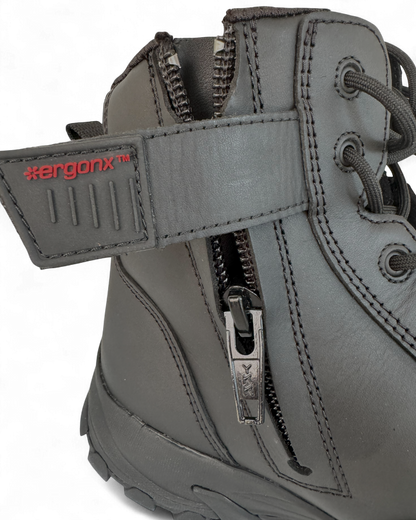 Ergonx Safety Boots Lace Up (Helium) Black — product detail