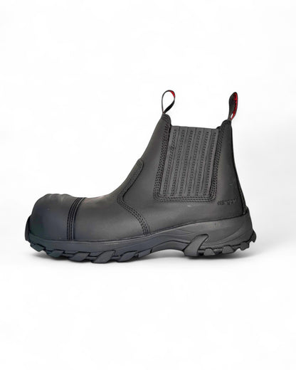Ergonx Safety Boots Slip On (Hydrogen) Black