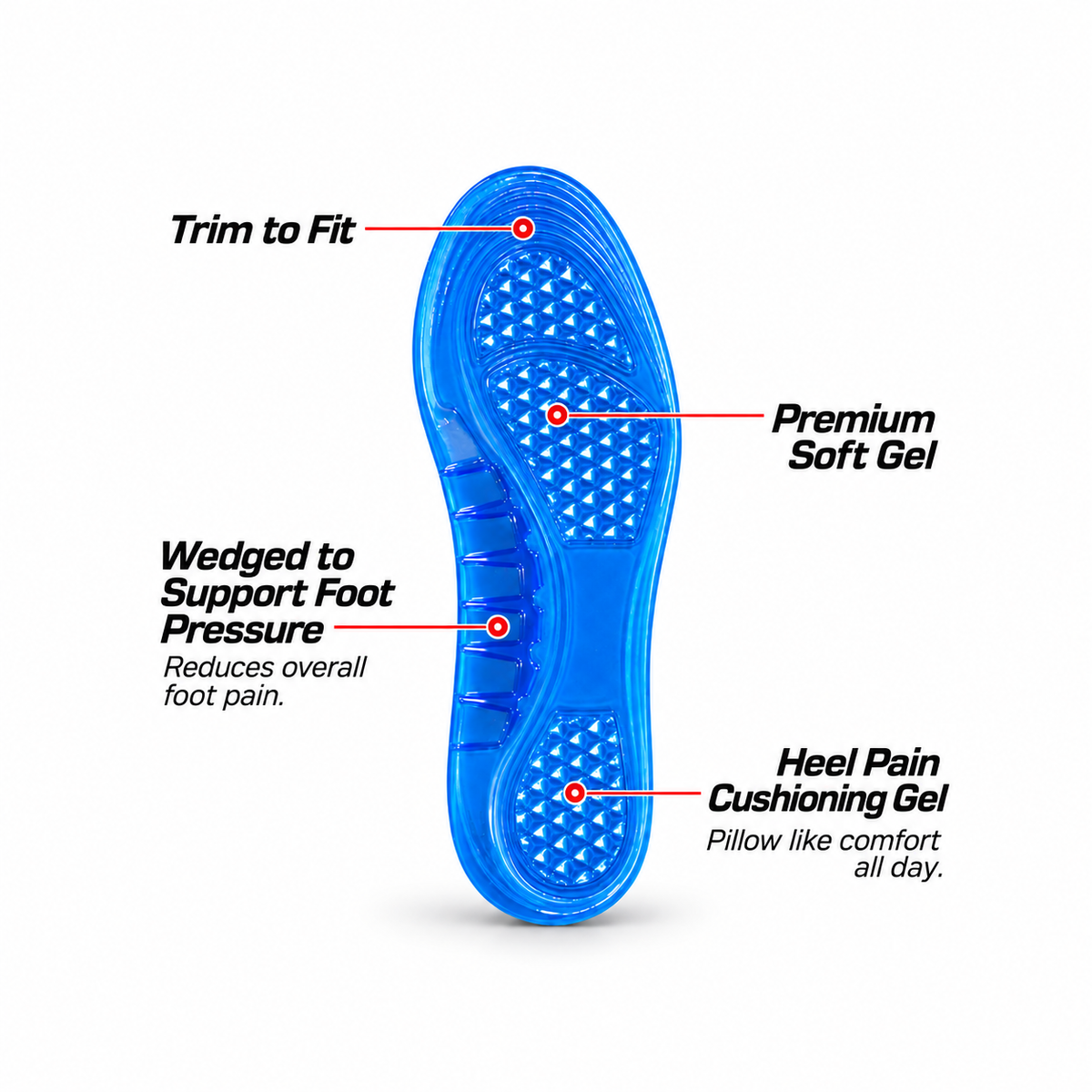 Foot Pillow Gel Innersole