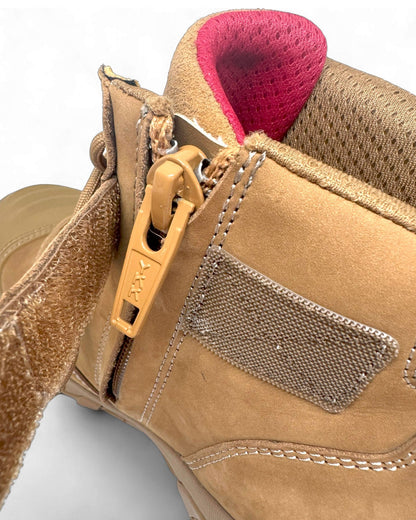 Ergonx All Tan Low Cut Safety Boots Lace Up (Helium) — product detail