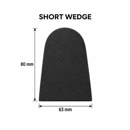 short wedge — top dimensions