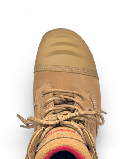 Ergonx All Tan Low Cut Safety Boots Lace Up (Helium)