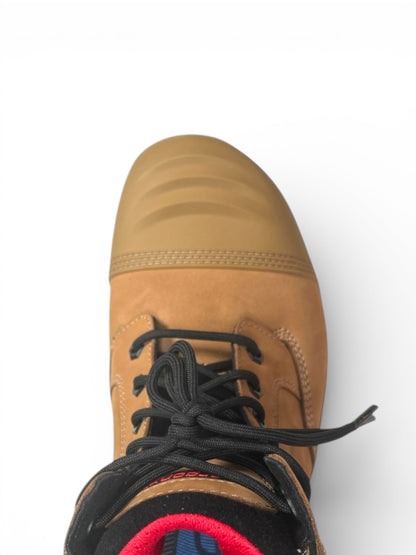 Ergonx Safety Boots Lace Up (Helium) Tan Toe — product detail