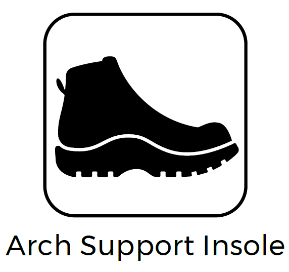 Arch support insole feature